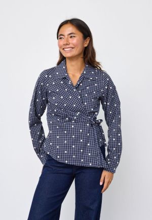 GRACY 840 NAVY CHECK